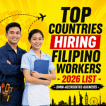 Top Countries Hiring Filipino Workers 2026 List