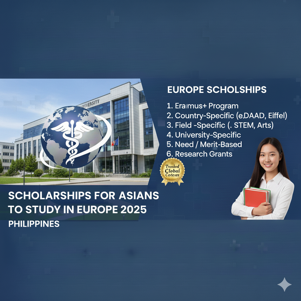 Scholarships for asians to study in europe 2026